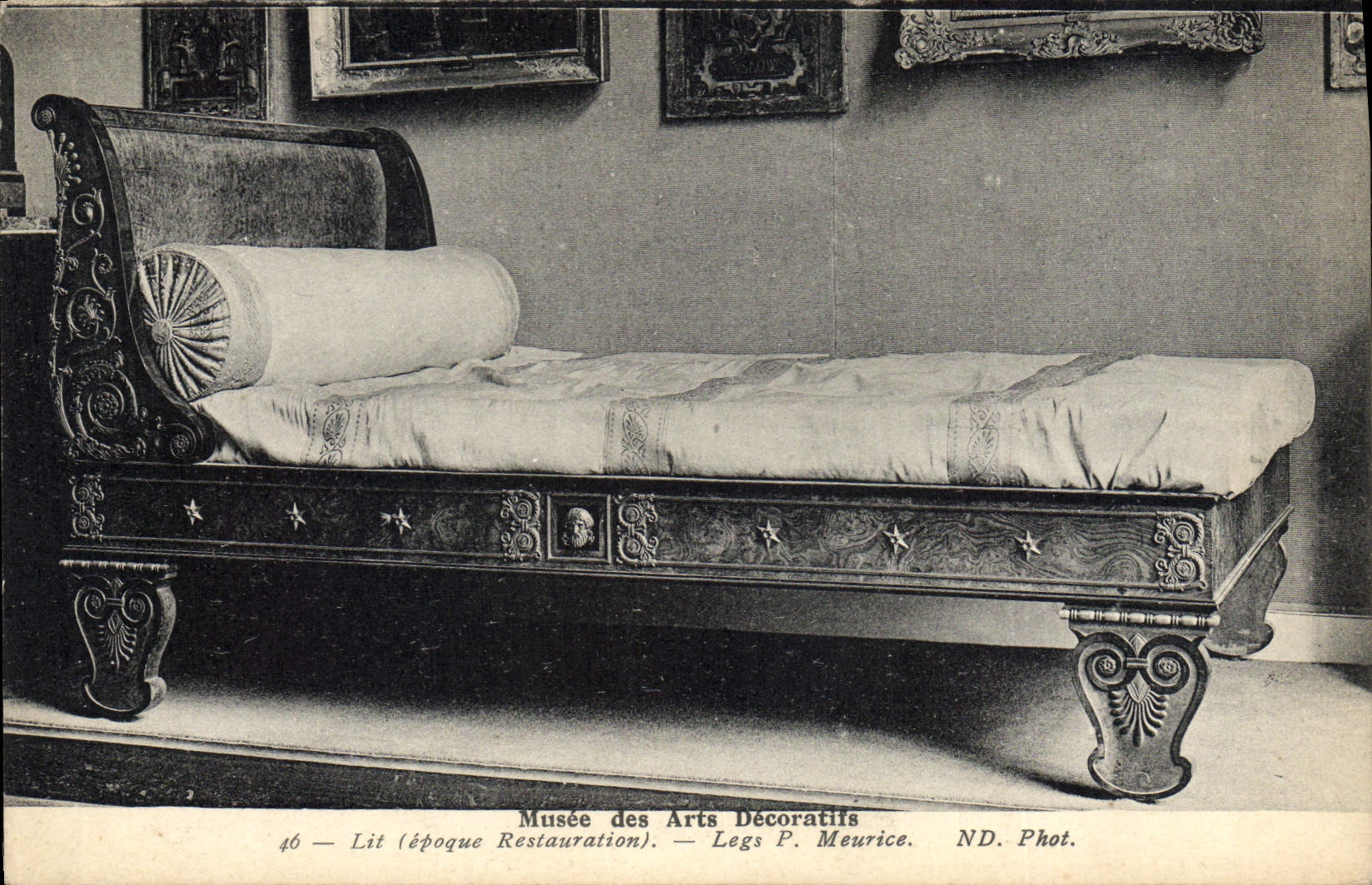 CPA Musee des Arts decoratifs Lit Meurice