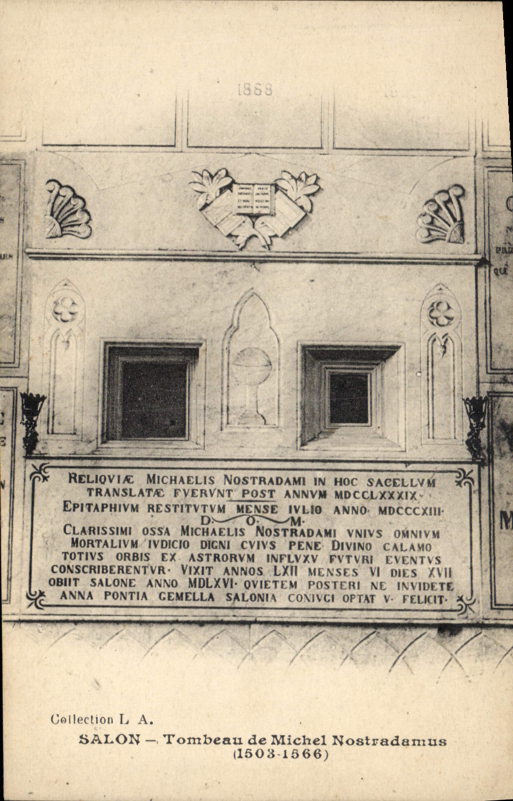 CPA Salon Tombeau de Michel Nostradamus