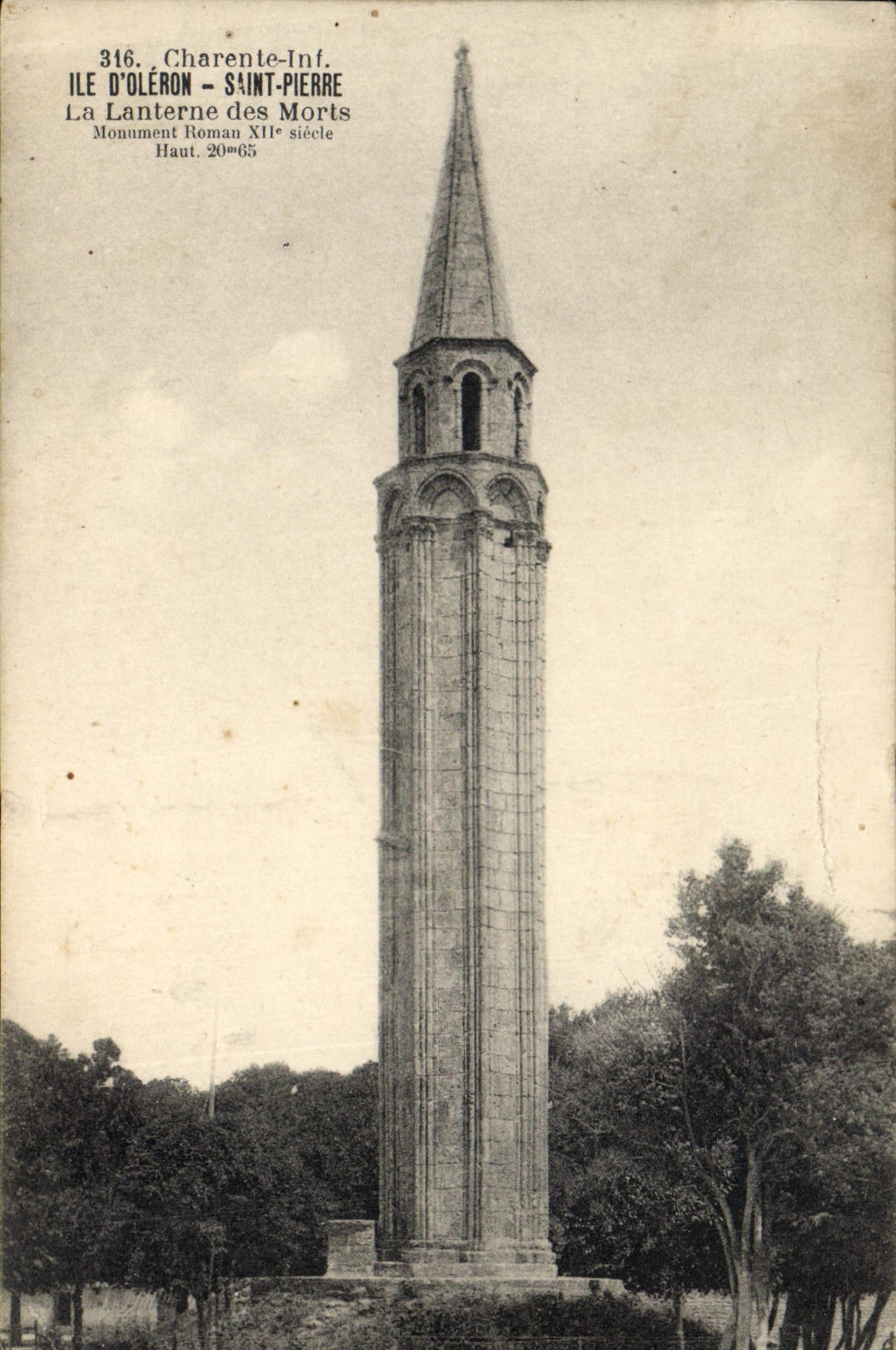 CPA Ile d'Oleron La lanterne des morts