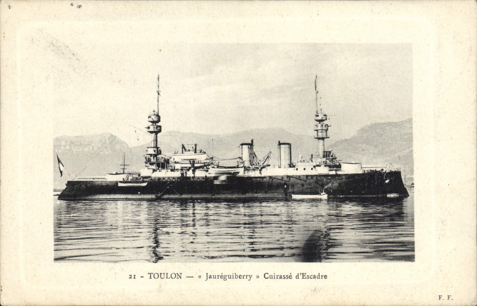 CPA Bateau Toulon Jaureguiberry Cuirasse d'escadre