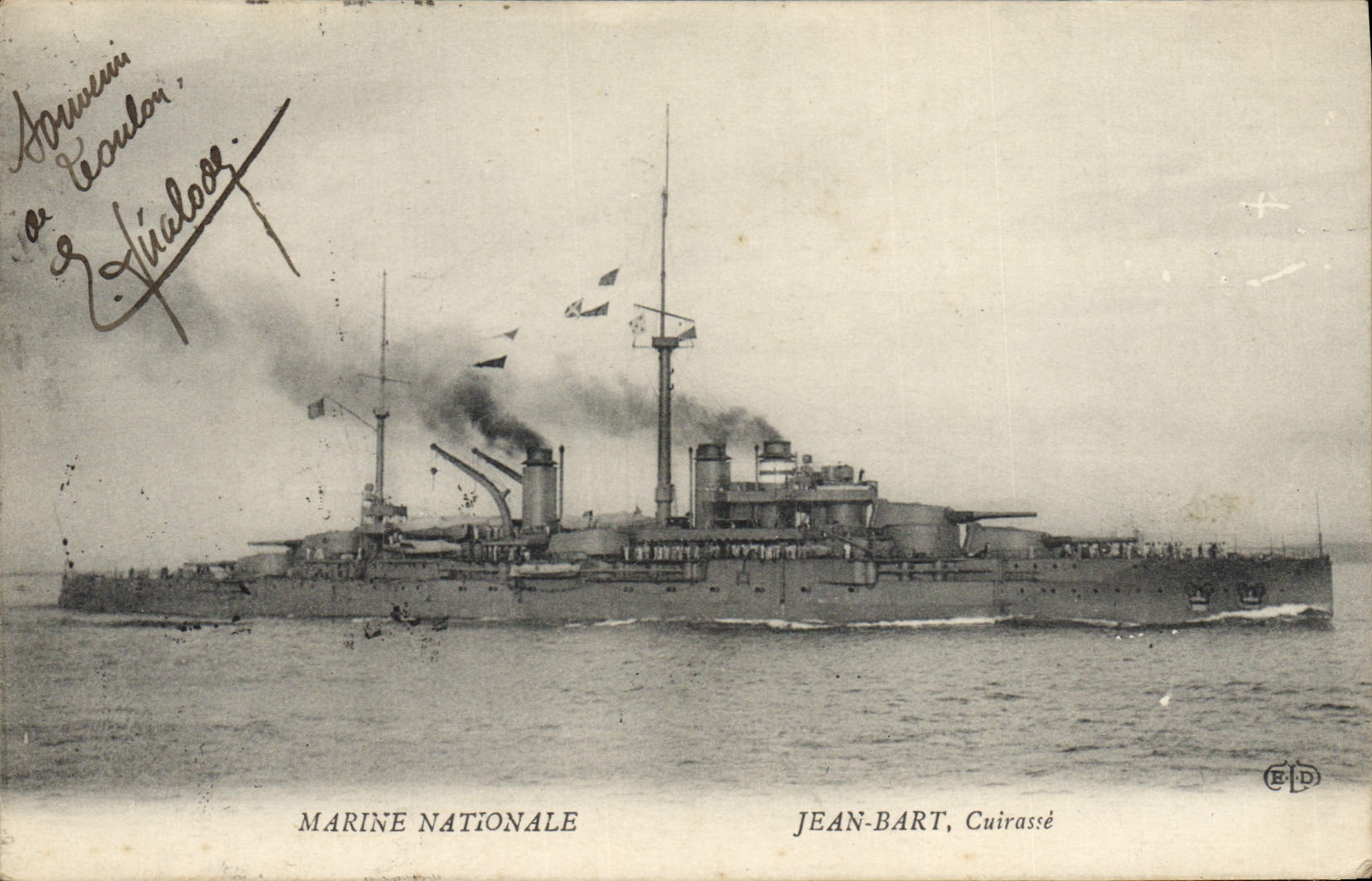 CPA Bateau Jean Bart Cuirasse