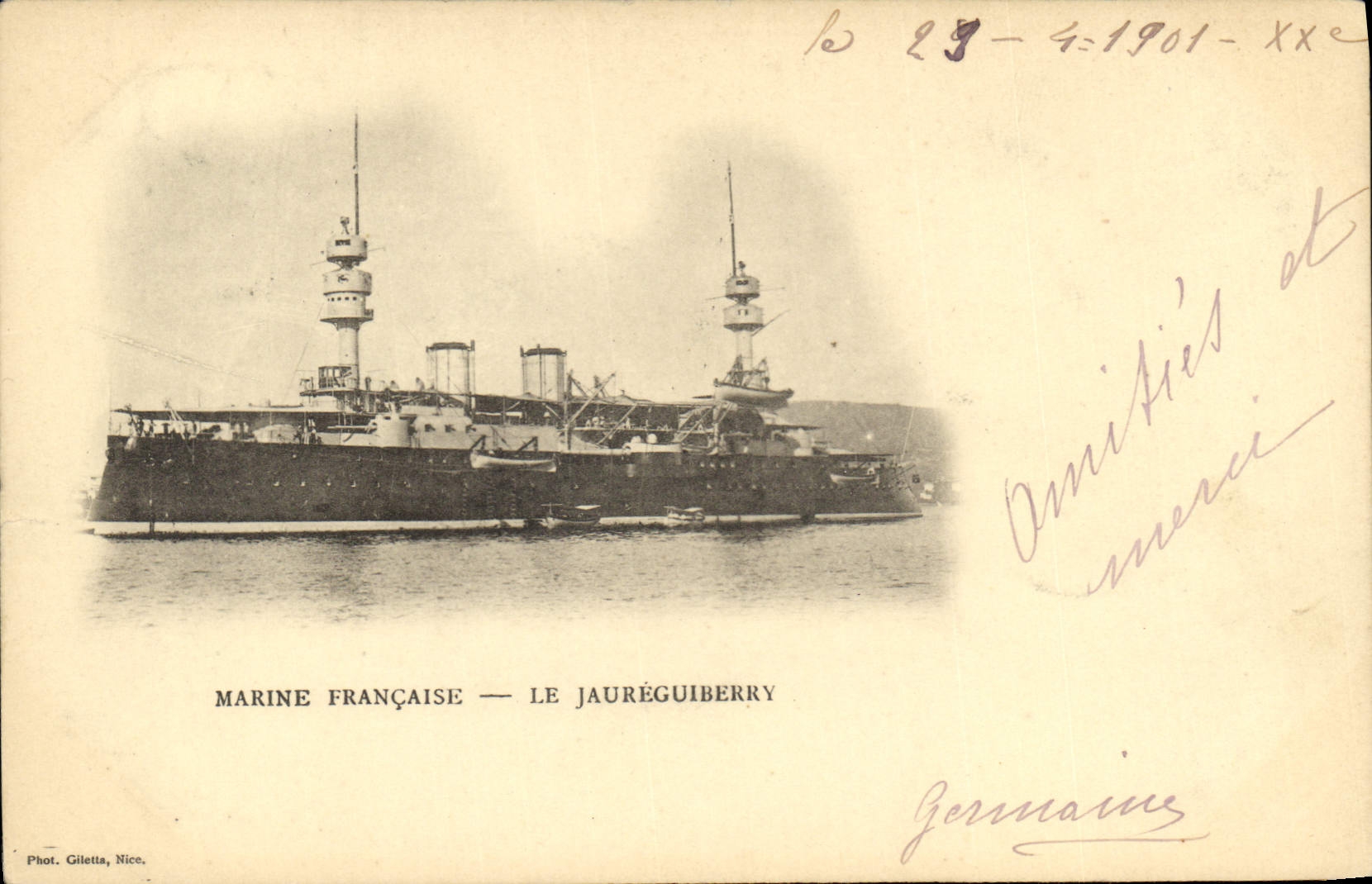CPA Bateau Le Jaureguiberry