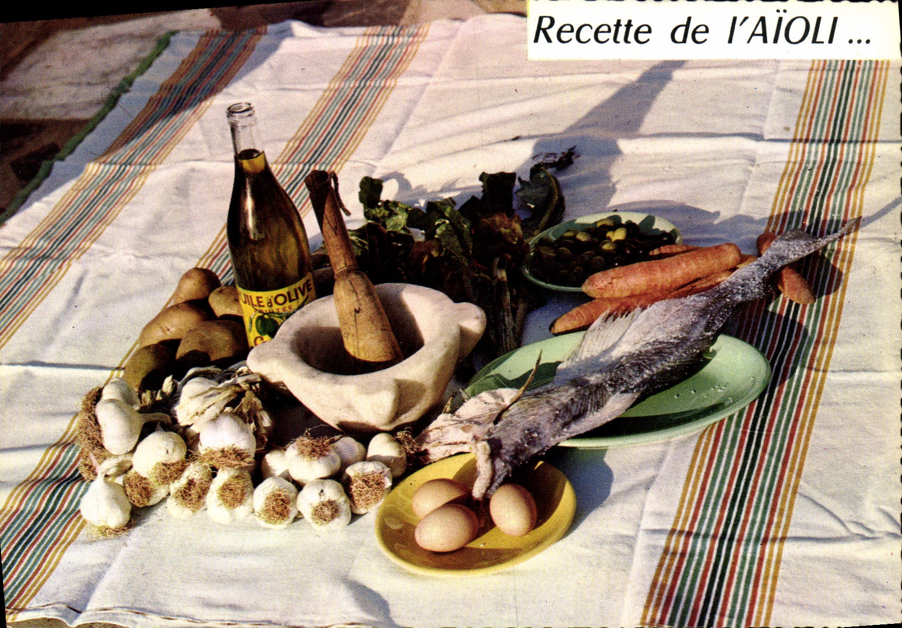 Postal Cocina Ingreso del Alioli