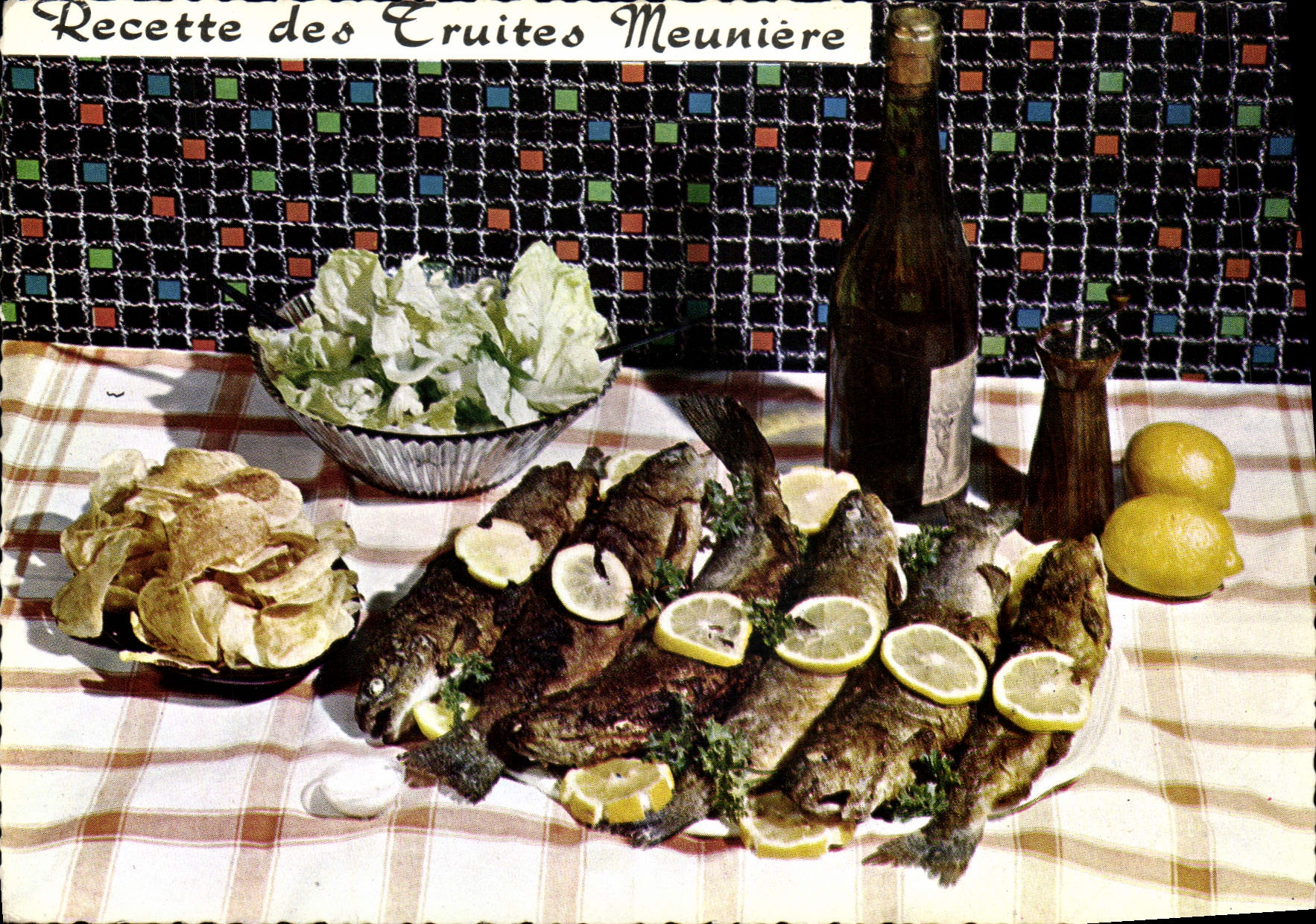 Modern Postcard Cooks Receipt of the Trouts Miller