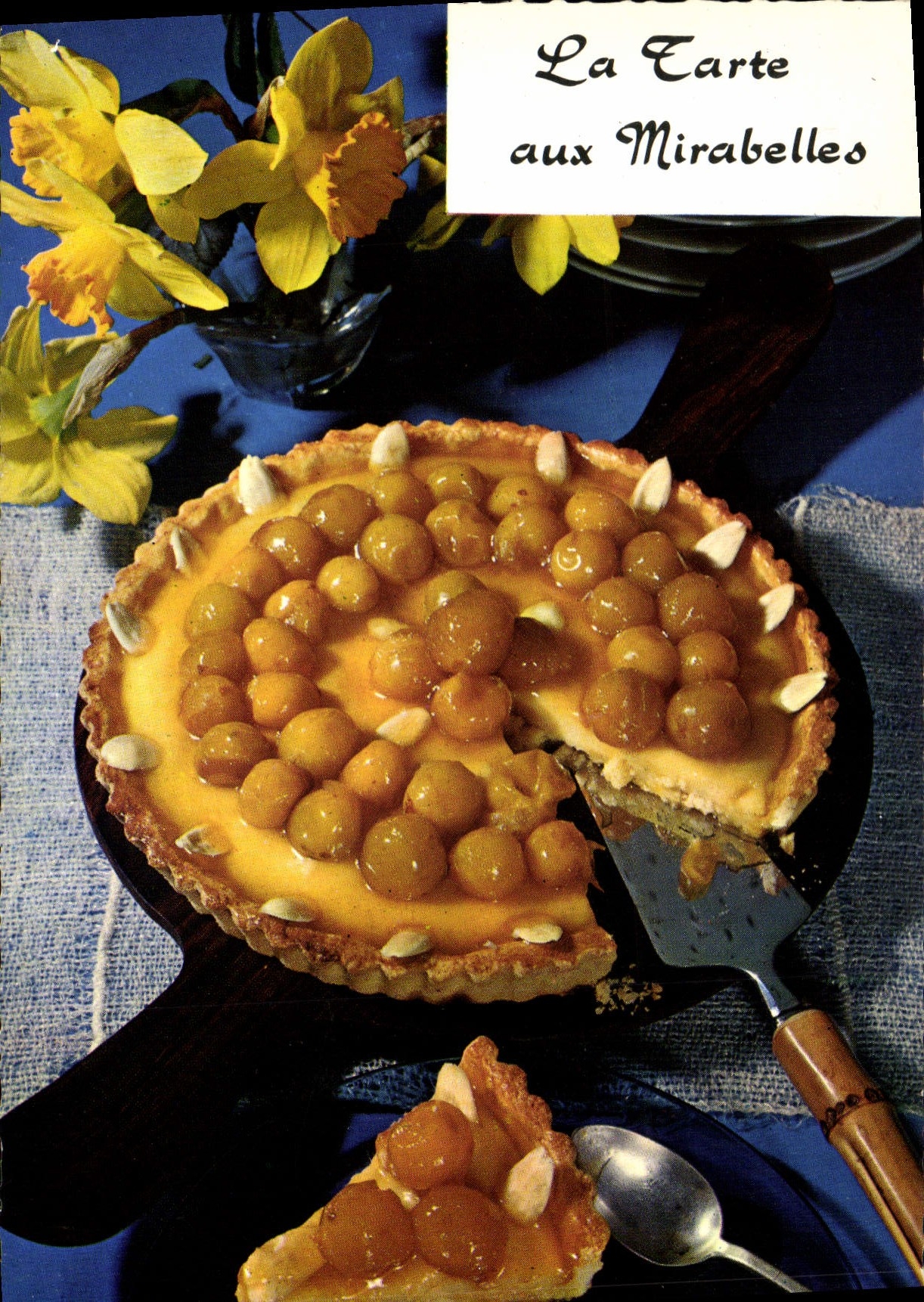 Modern Postcard Cooks tart with the Mirabelle plums