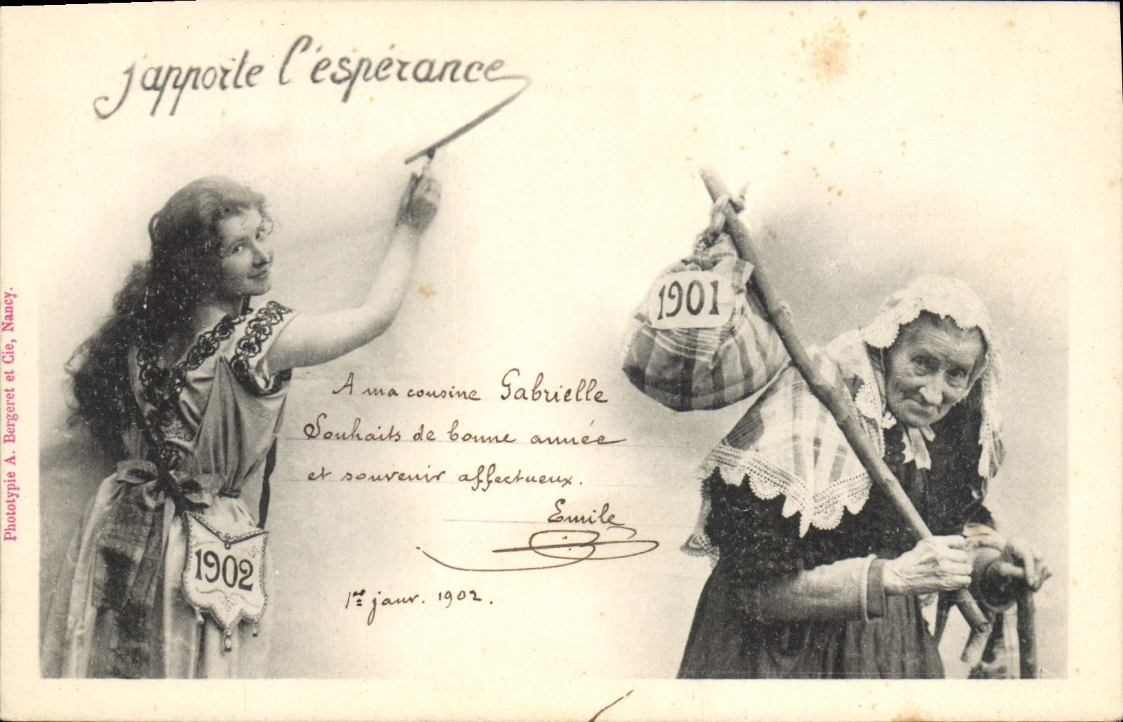 Vintage Postcard Imagination Woman 1901 1902