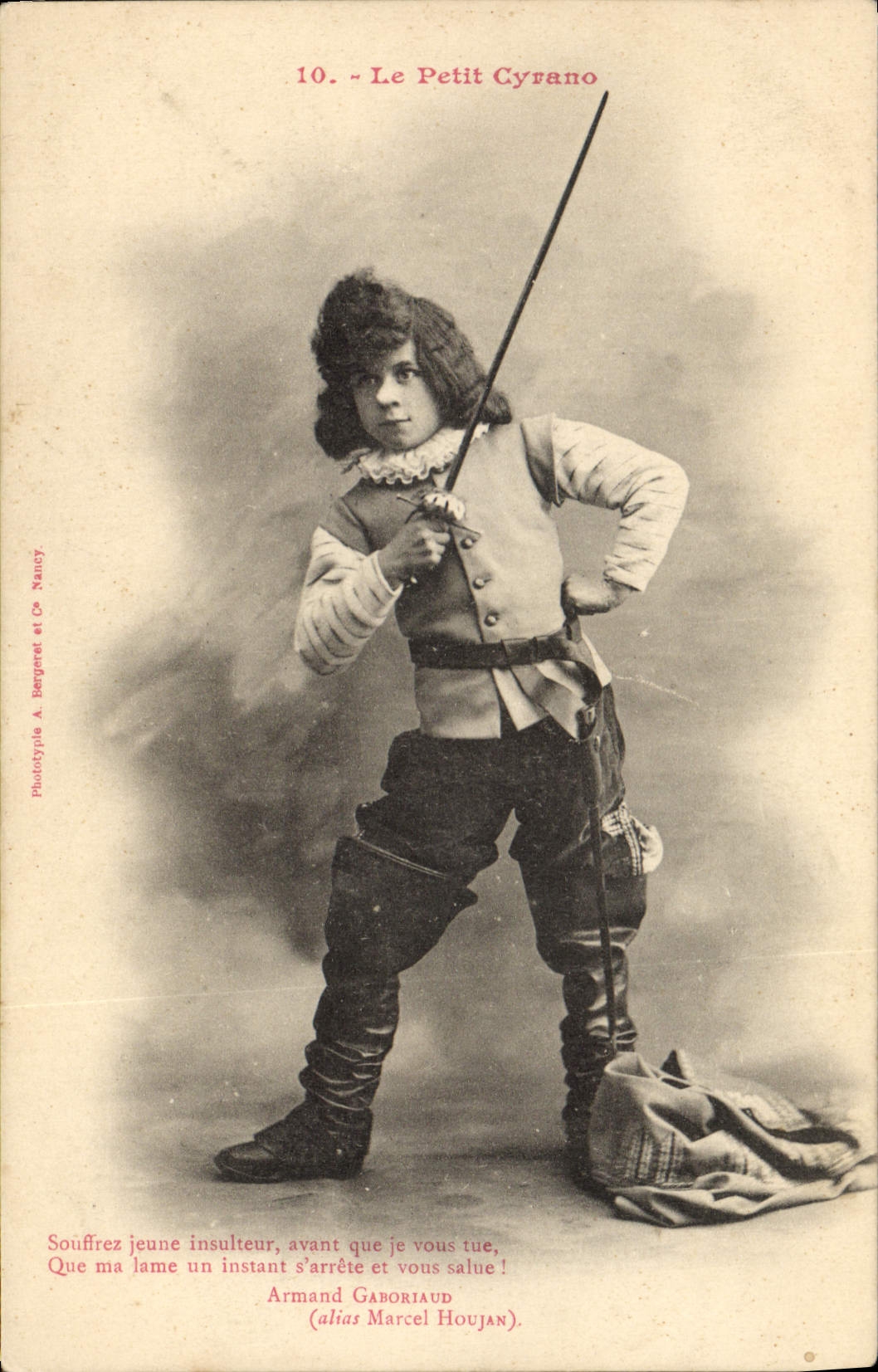 CPA Fantaisie Enfant Le petit Cyrano