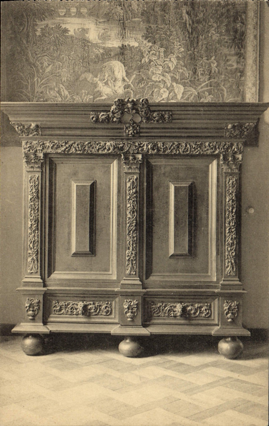 CPA Musee Royaux du cinquantenaire Bruxelles Armoire hollandaise