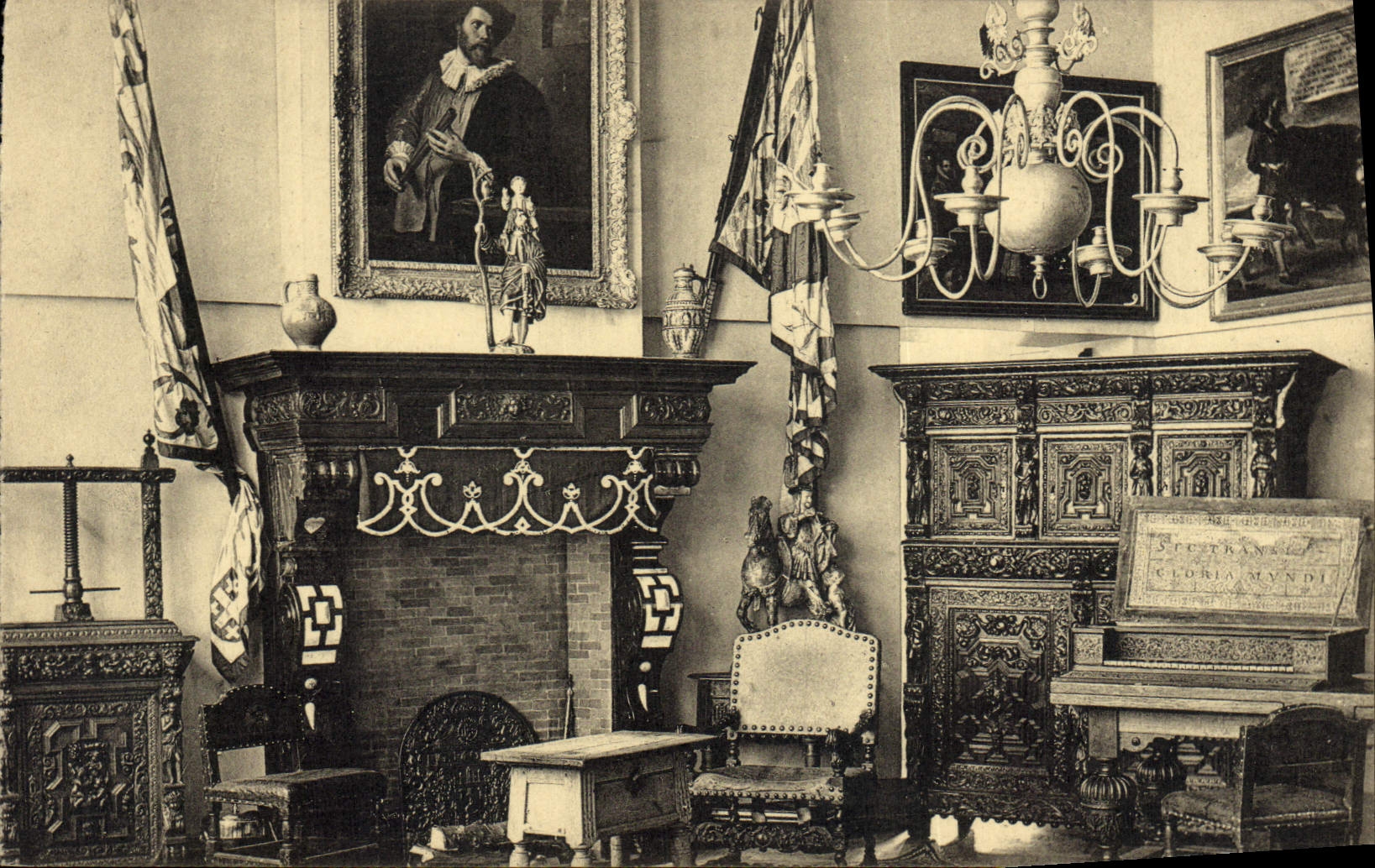 Postal Exposición de Arte antigua Amberes 1930