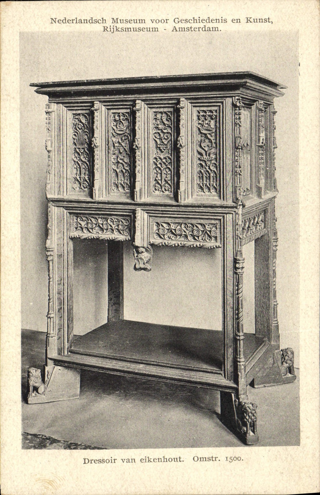 CPA Rijksmuseum Amsterdam Dressoir