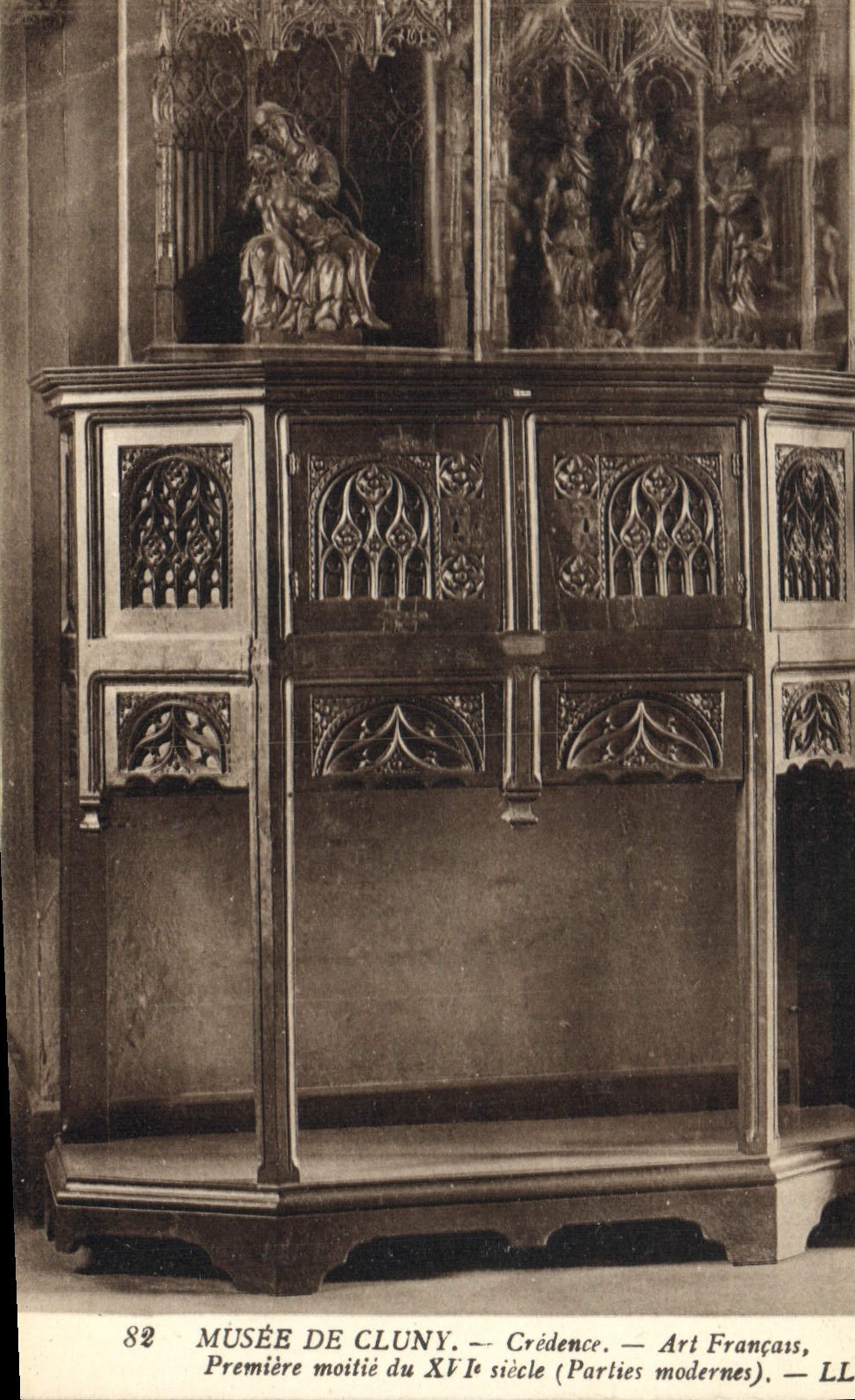 CPA Musee de Cluny Credence Art Francais