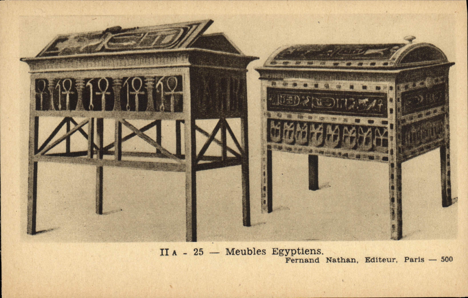 CPA Meubles egyptiens 