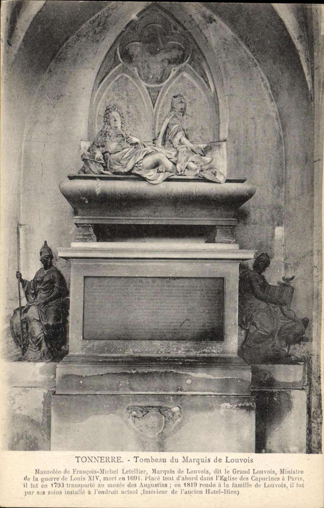 CPA Tonnerre Tombeau du Marquis de Louvois