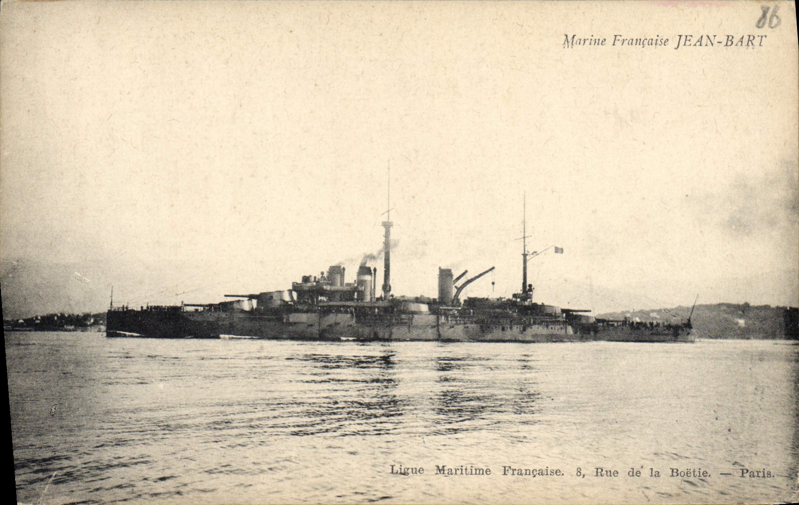 CPA Bateau Jean Bart