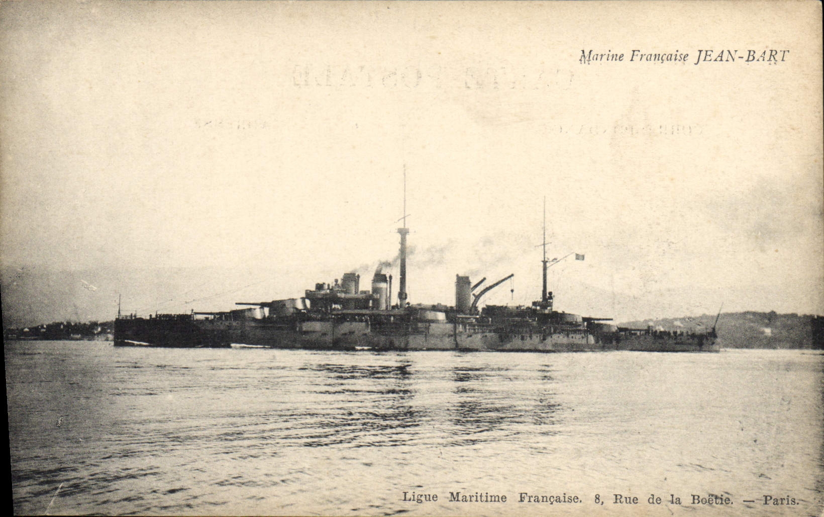 CPA Bateau Jean Bart