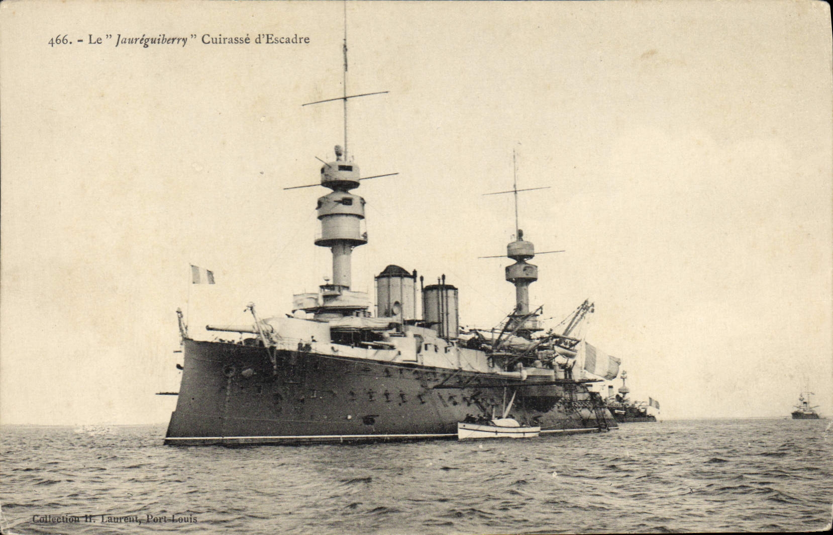 CPA Bateau Le Jaureguiberry Cuirasse d'escadre