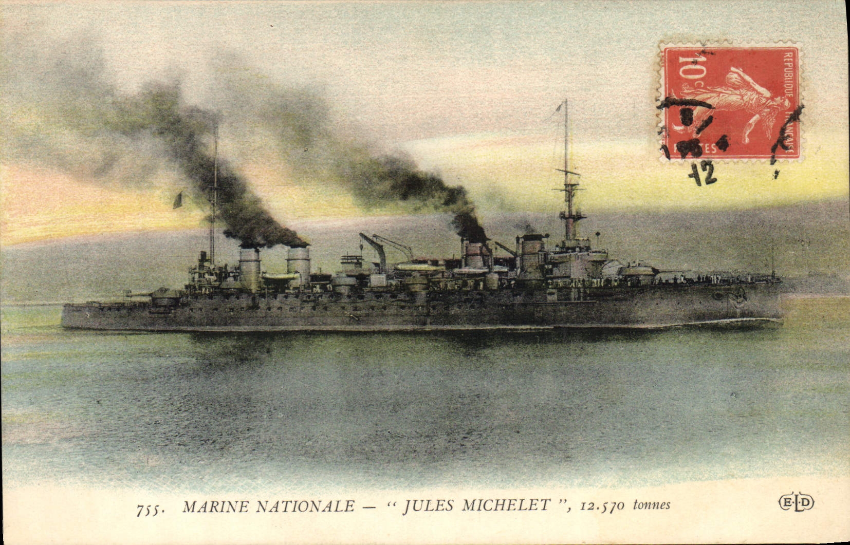 CPA Bateau Jules Michelet 