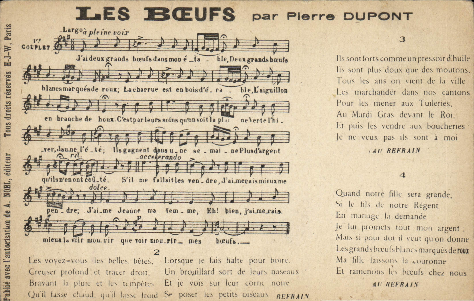 CPA Les Boeufs Pierre Dupont