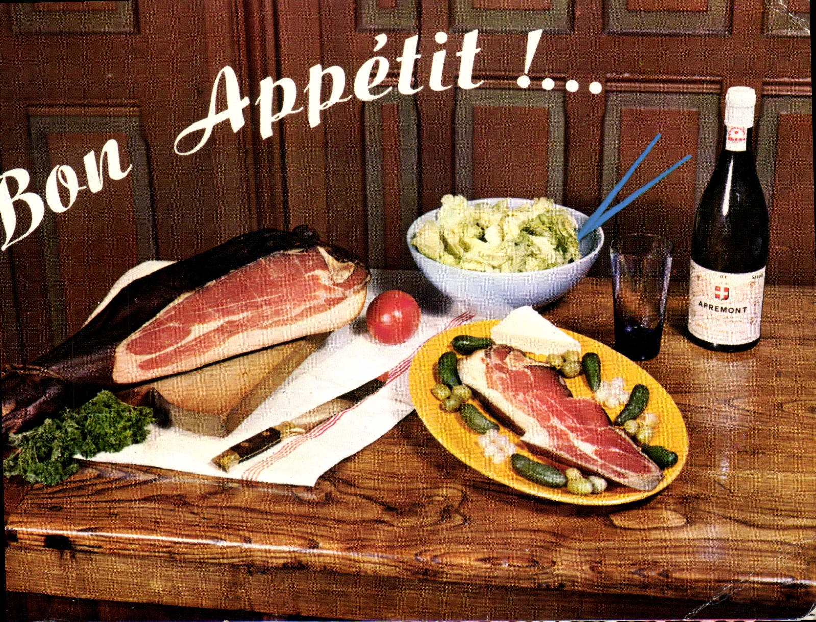 Modern Postcard the good ham of our mountains