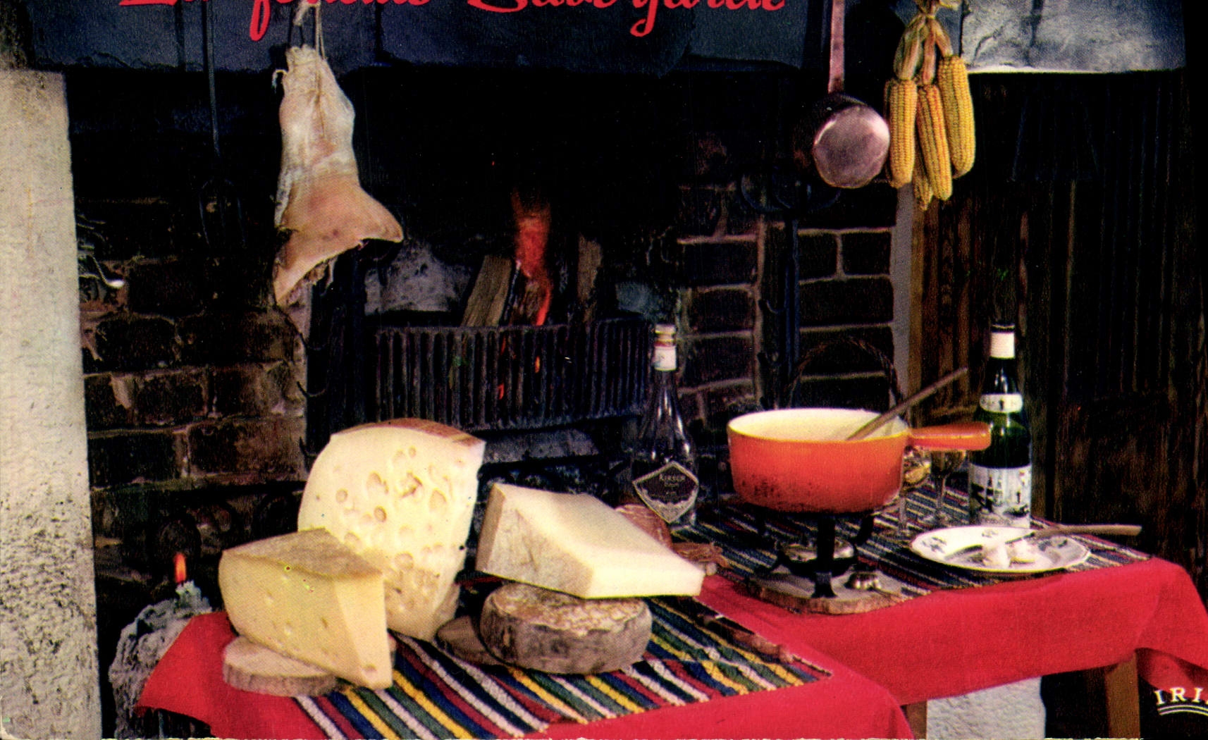 CPM La fondue Savoyarde