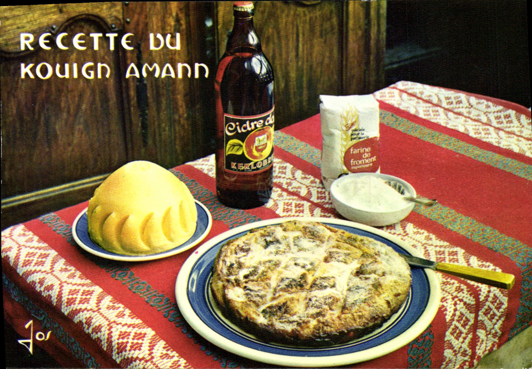 Modern Postcard Receipt of Kouign Aman