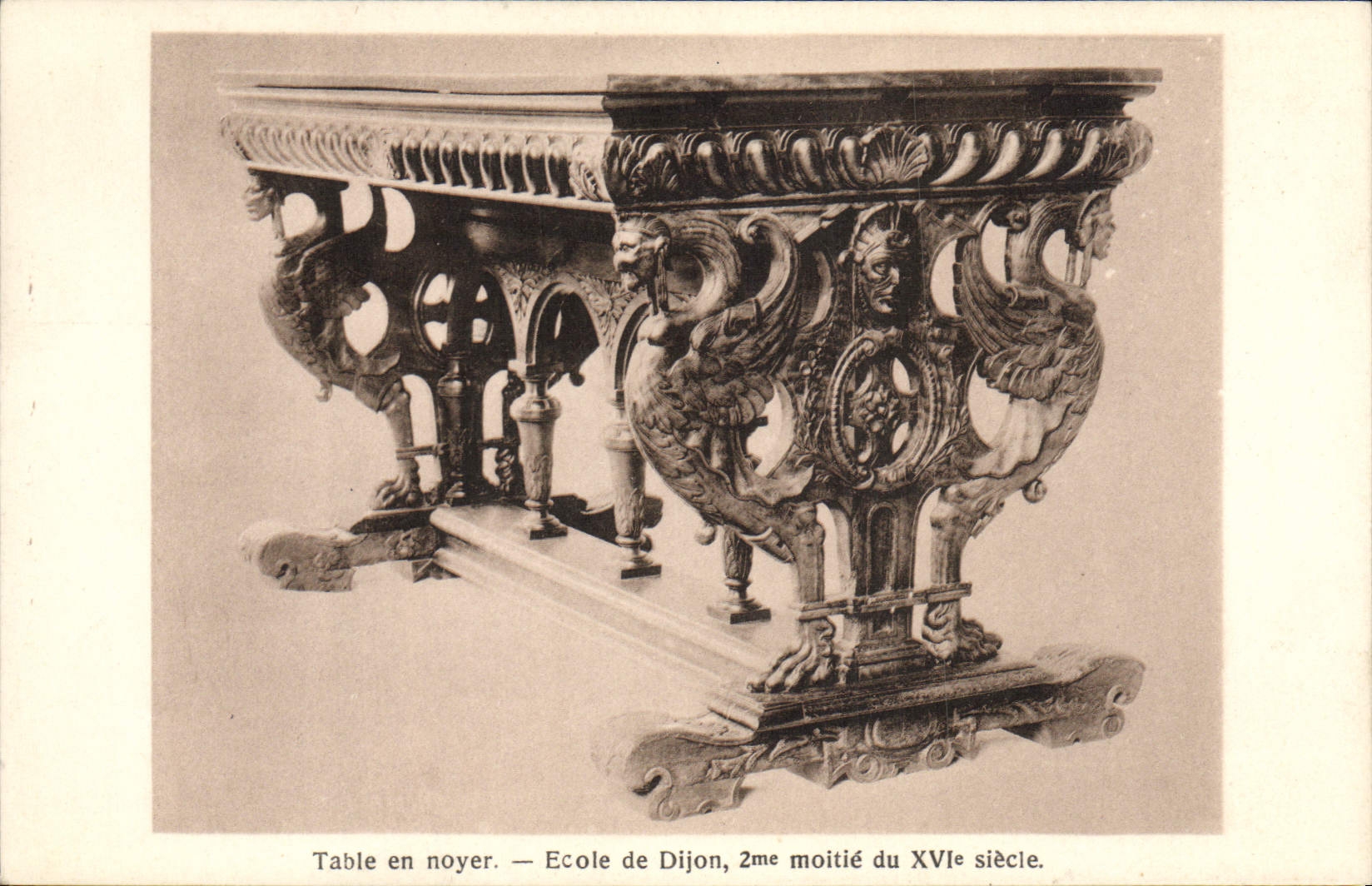 Vintage Postcard Counts in drowning Ecole of Dojon