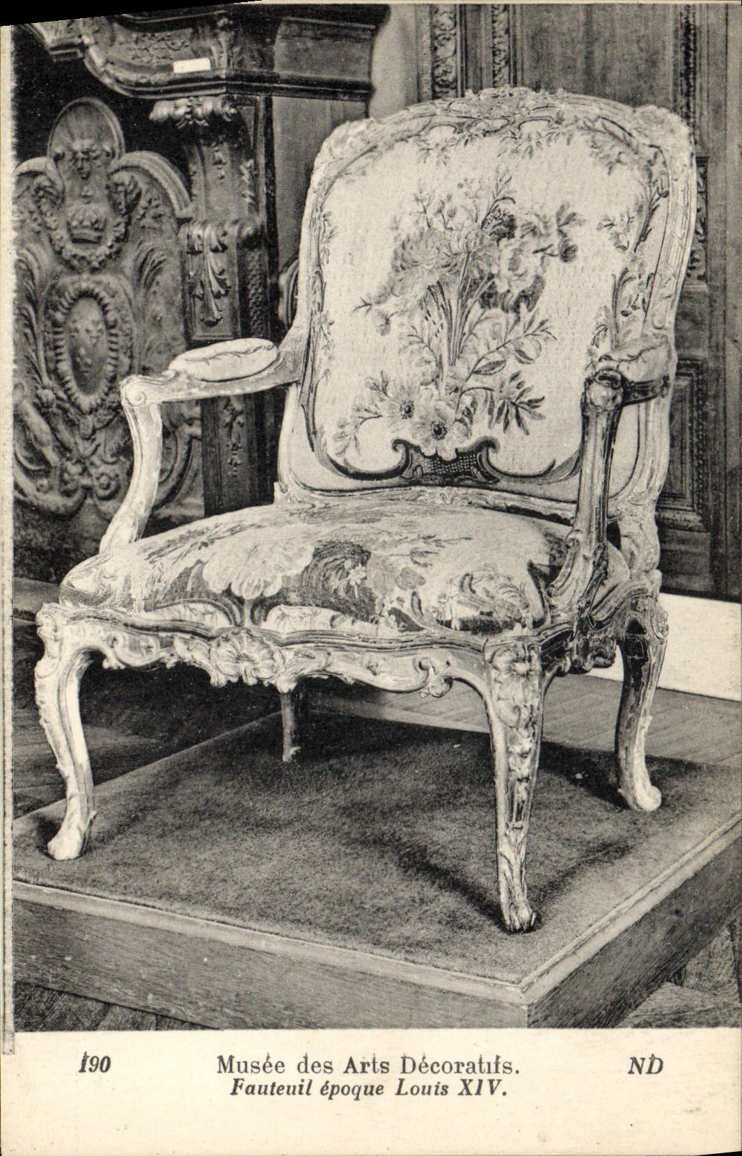 CPA Musee des Arts Decoratifs Fauteuil epoque Louis XIV