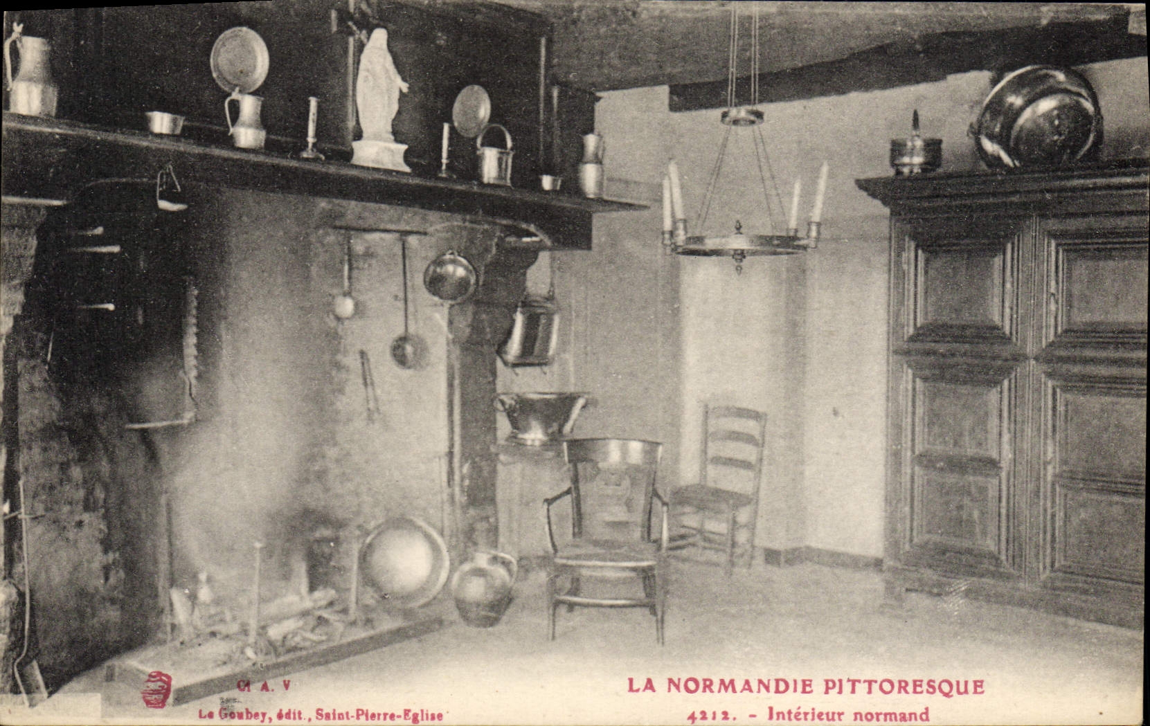 CPA Normandie Interieur Normand 