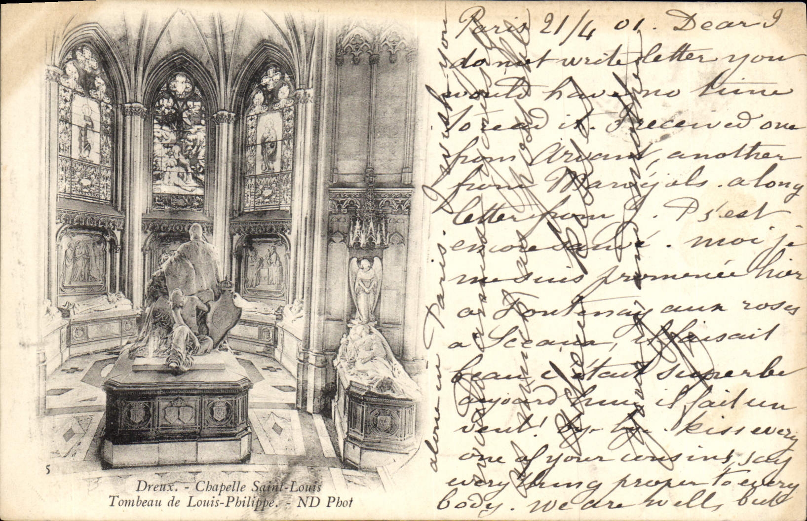 CPA Dreux Chapelle Saint Louis Tombeau de Louis Philippe 
