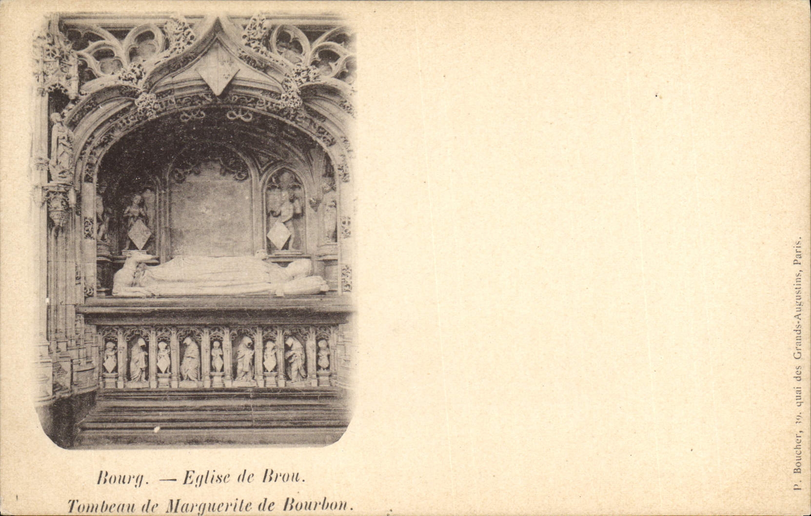 CPA Bourg Eglise de Brou Tombeau de Marguerite de Bourbon 