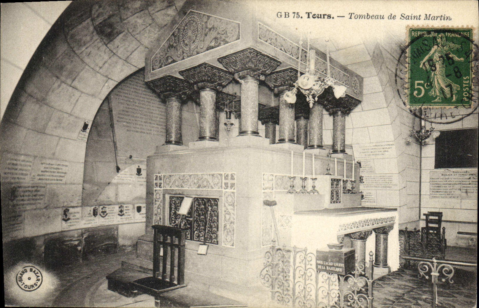 CPA Tours Tombeau de Saint Martin 