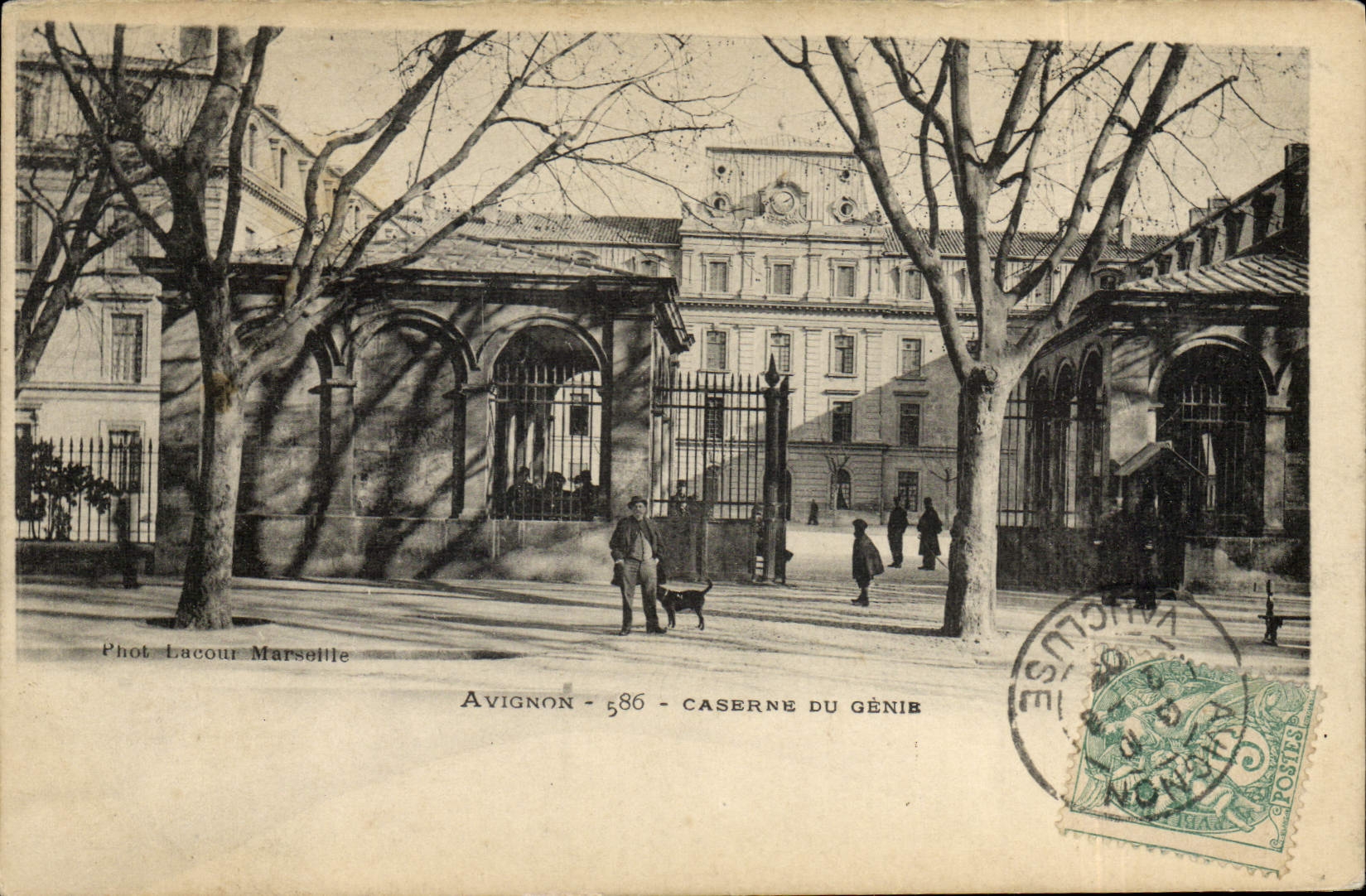 CPA Militaria Avignon Caserne du Genie