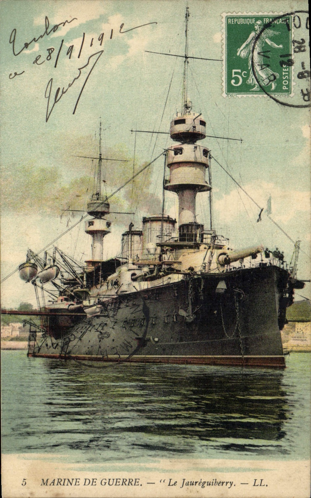 CPA Bateau Le Jaureguiberry