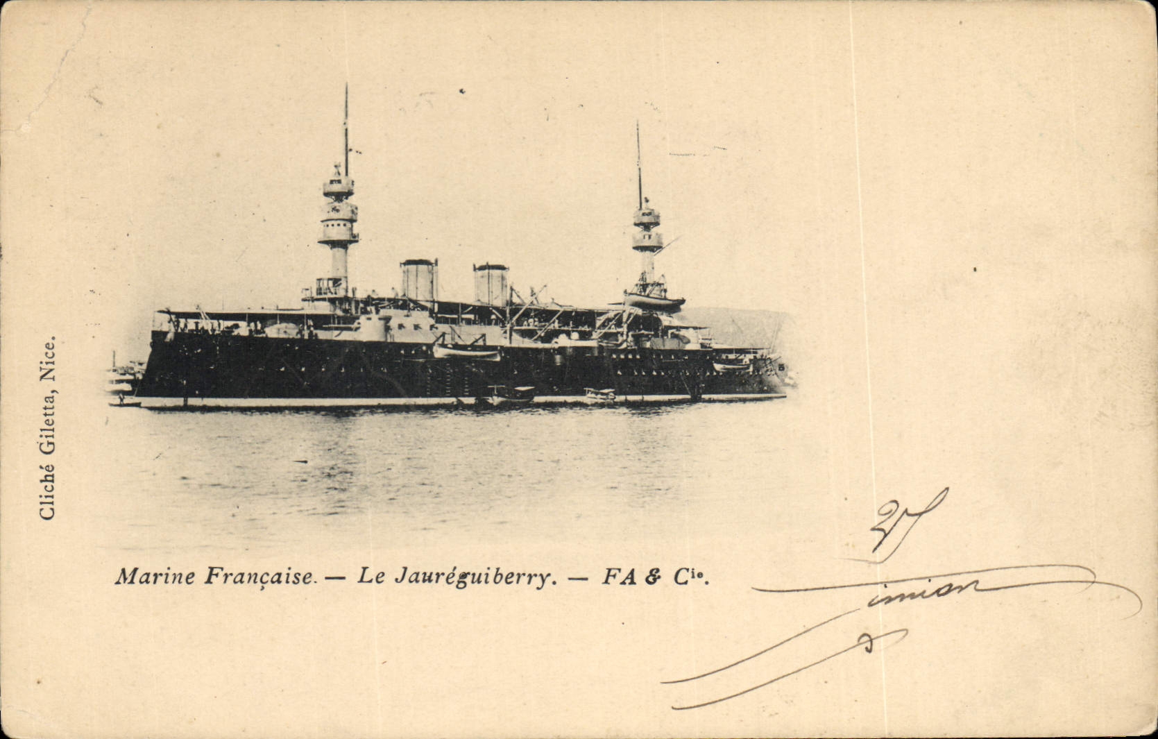 CPA Bateau Le Jaureguiberry