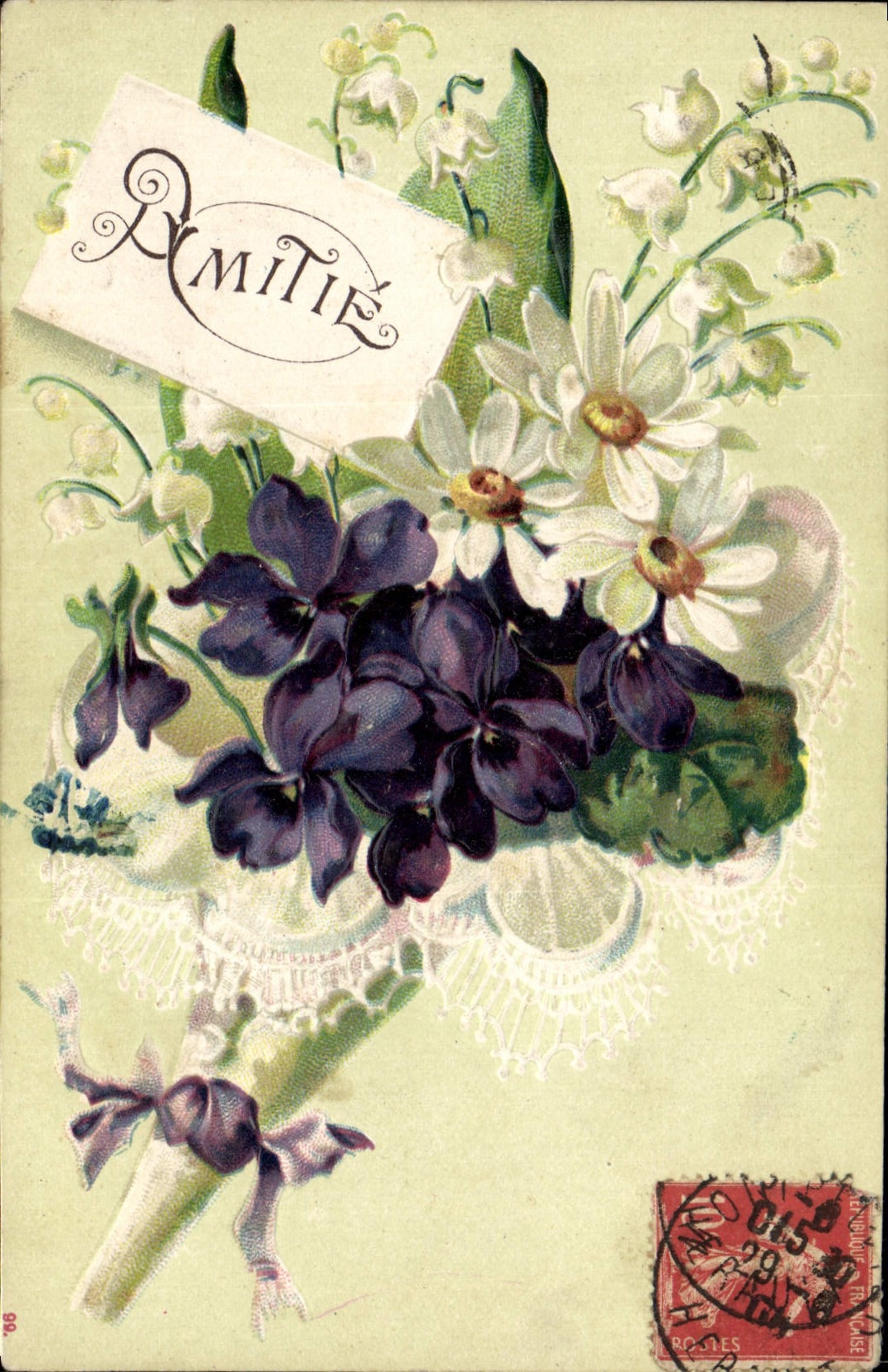 CPA Fantaisie Fleurs 