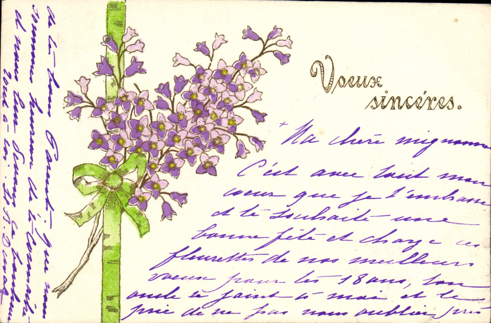 CPA Fantaisie Fleurs 