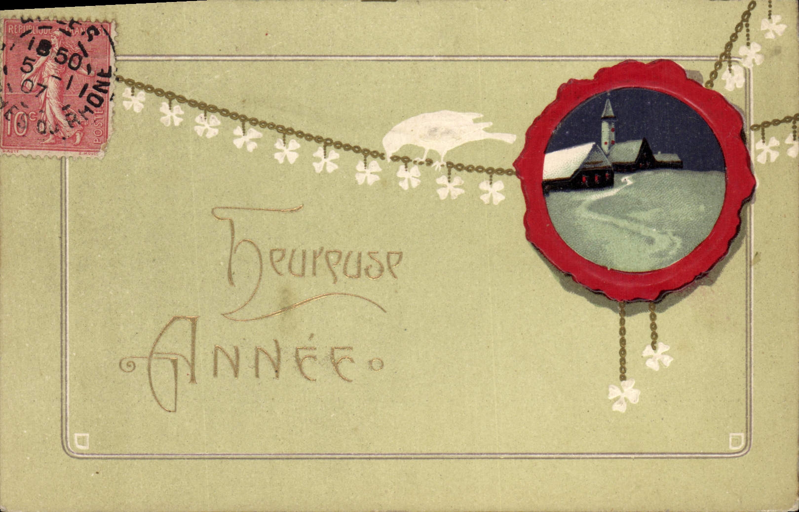 CPA Fantaisie Heureuse Annee 