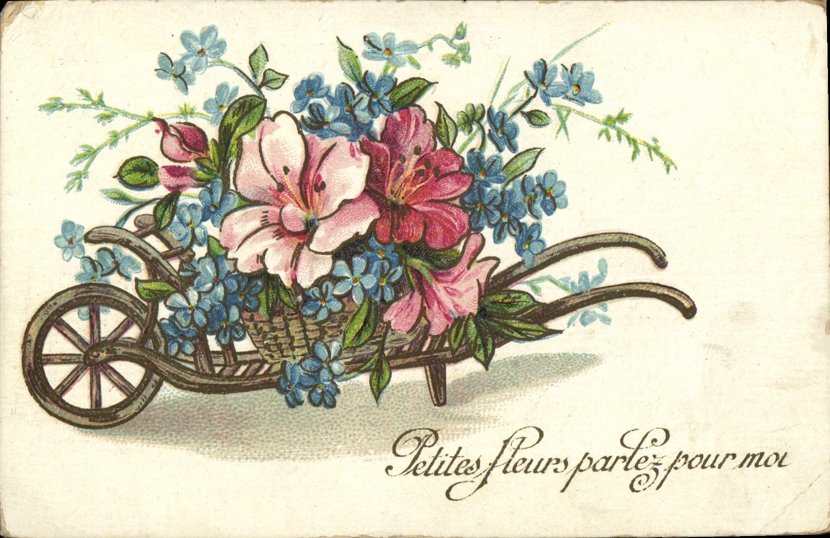 CPA Fantaisie Fleurs 