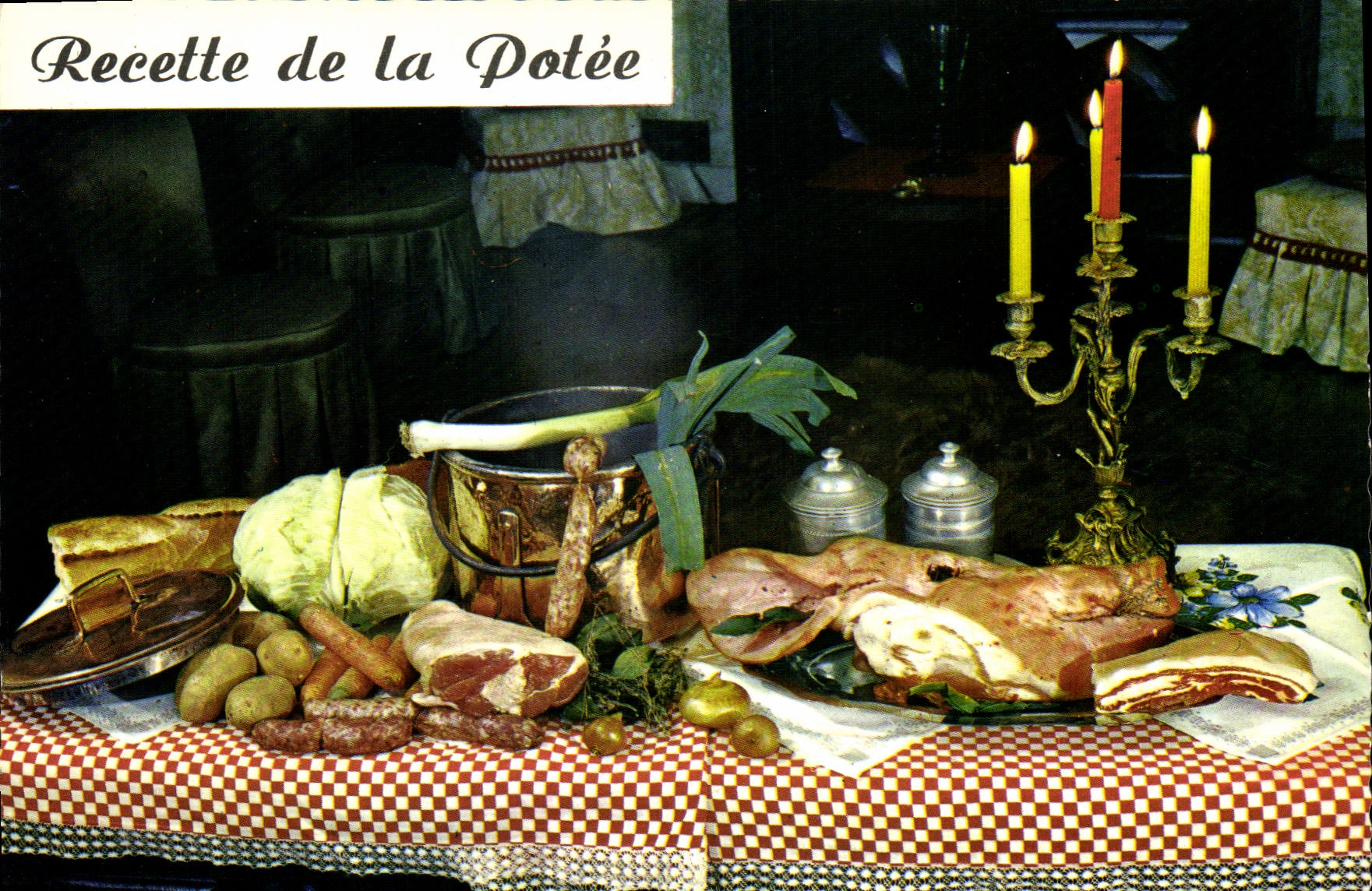 Modern Postcard Receipt of the Potful