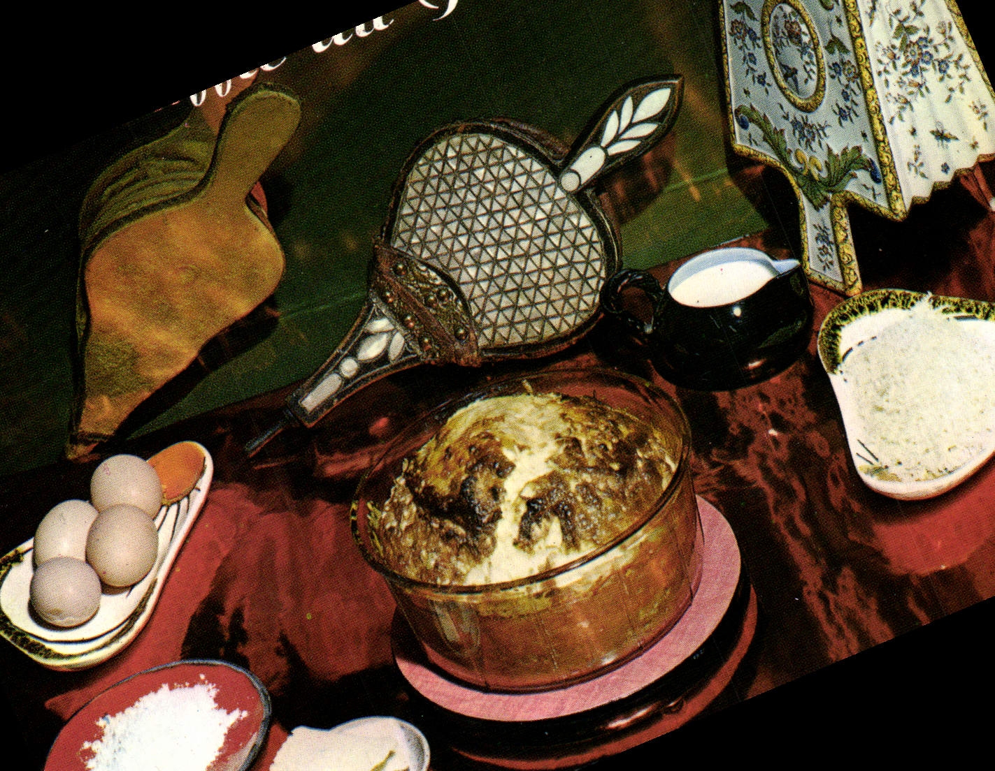 Modern Postcard the breath with cheese