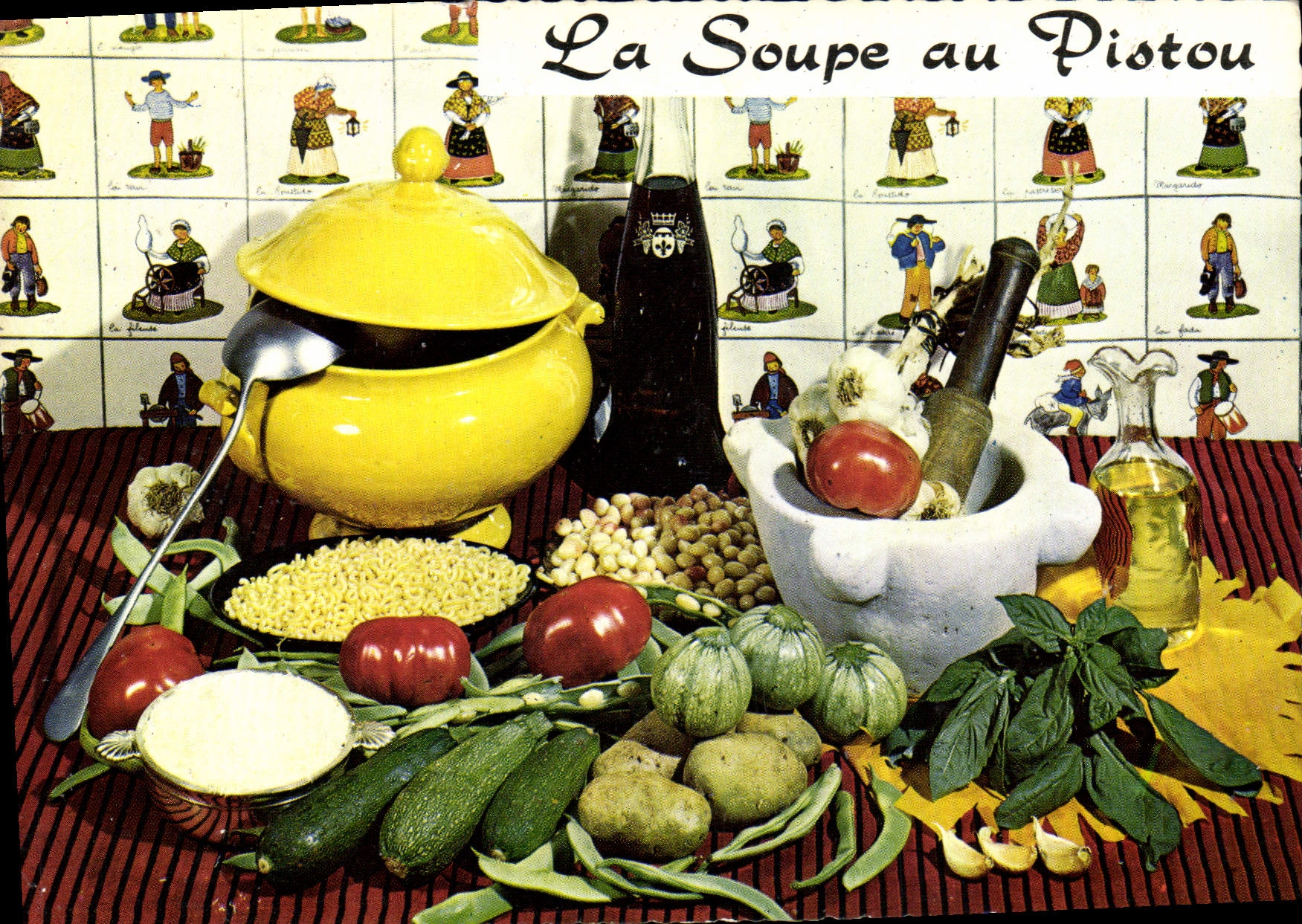 Modern Postcard Soup in Pistou