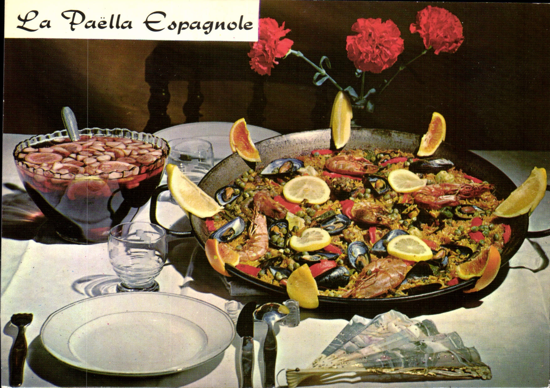 Postal la Paella Española