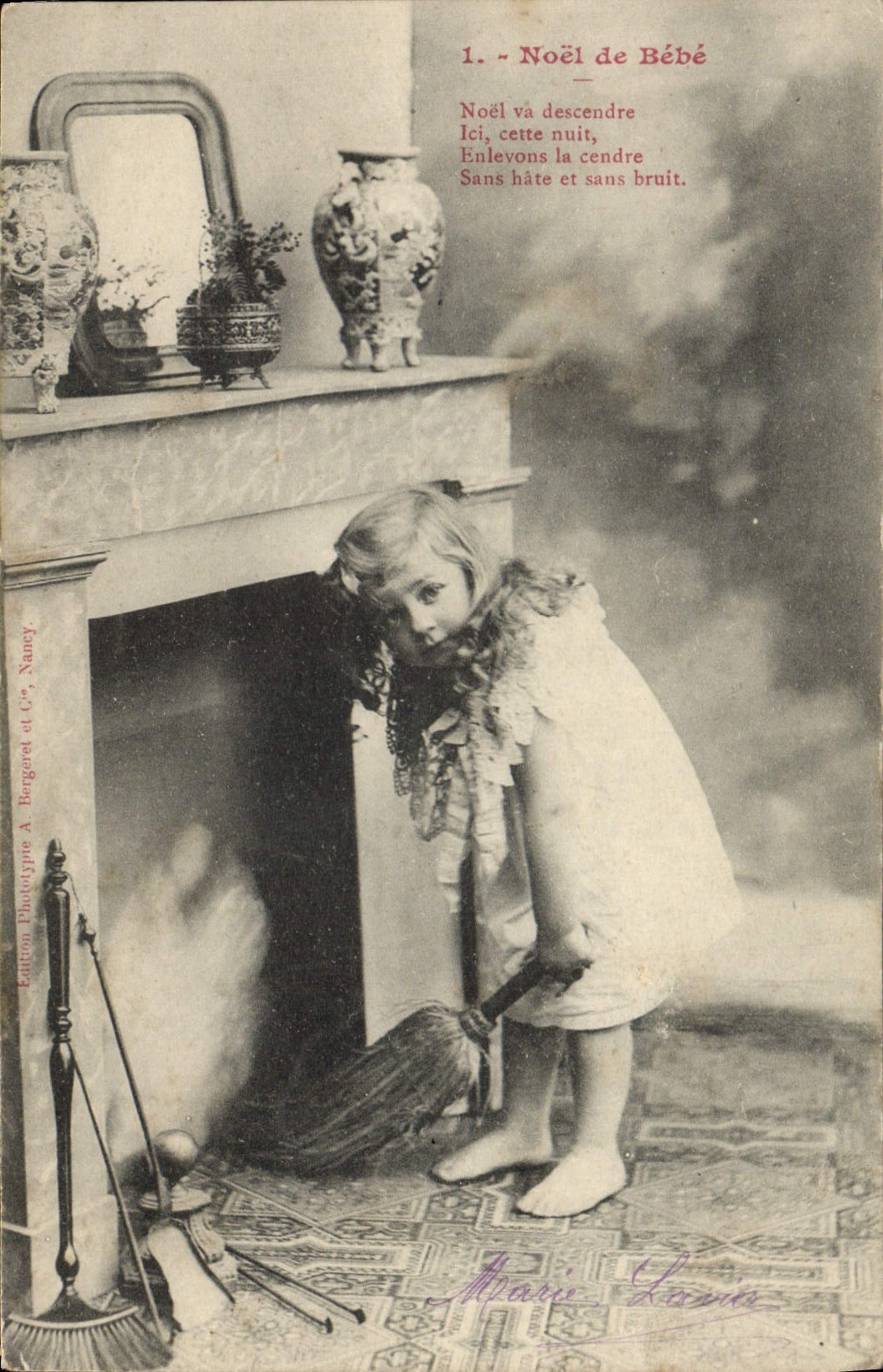 CPA Fantaisie Enfant Le Noel de bebe