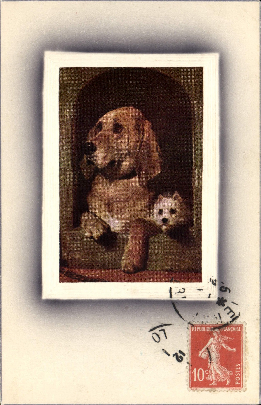 CPA Chien Chiens Chiot 