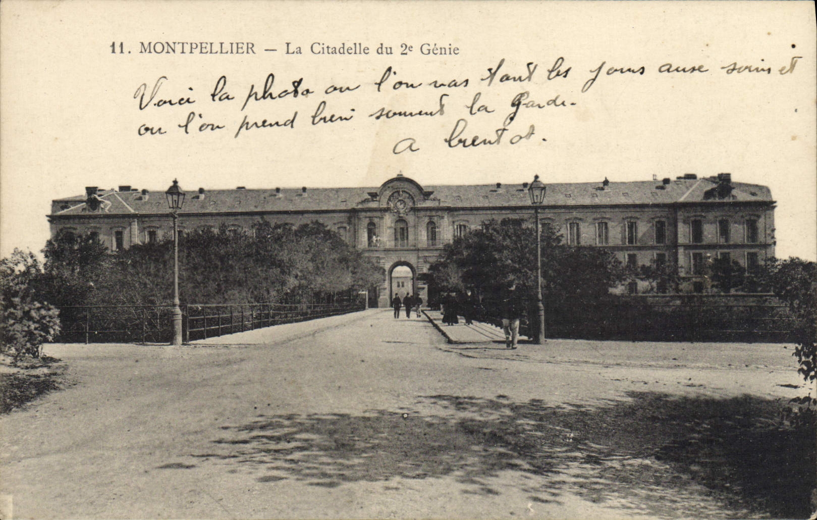 CPA Militaria Montpellier la citadelle du 2eme Genie
