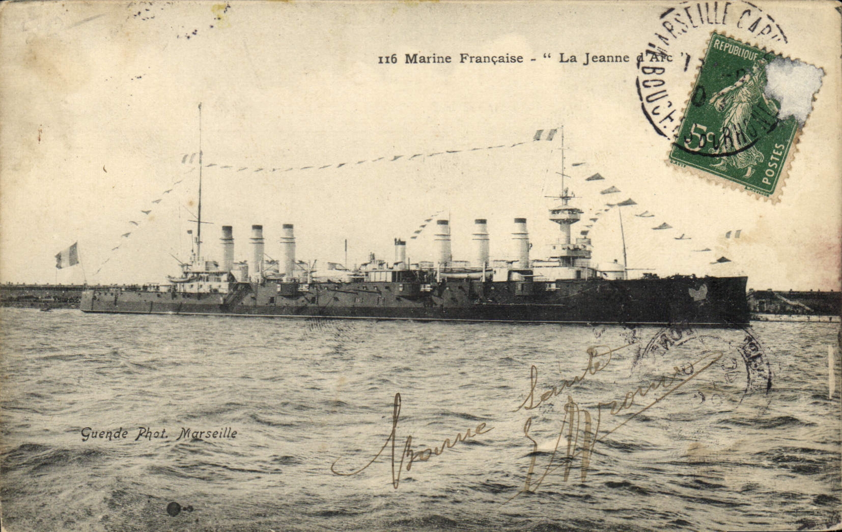 CPA Bateau La Jeanne d'Arc