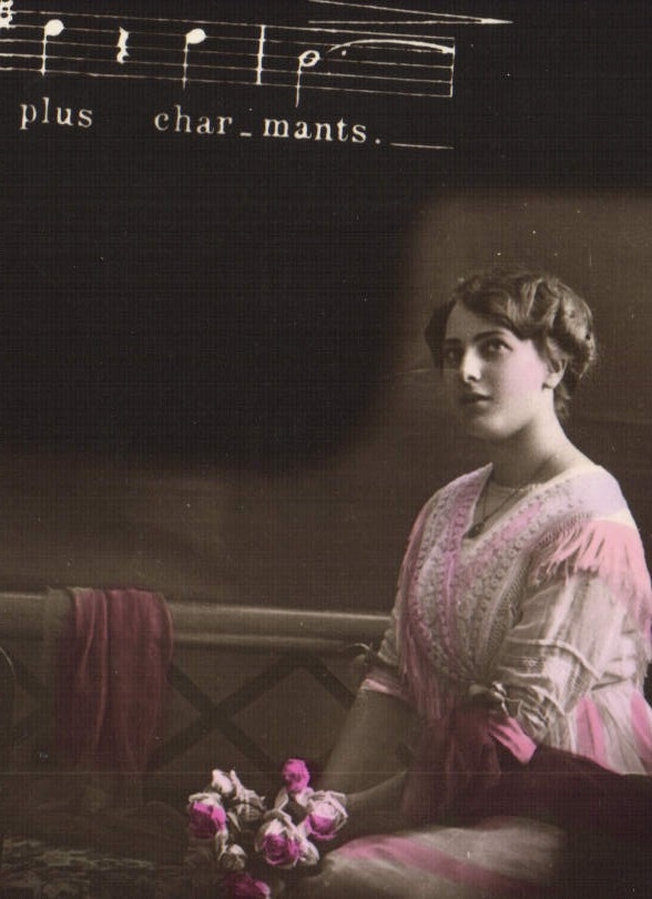 Vintage Postcard If you really like me! Millandy Benoist Treynet