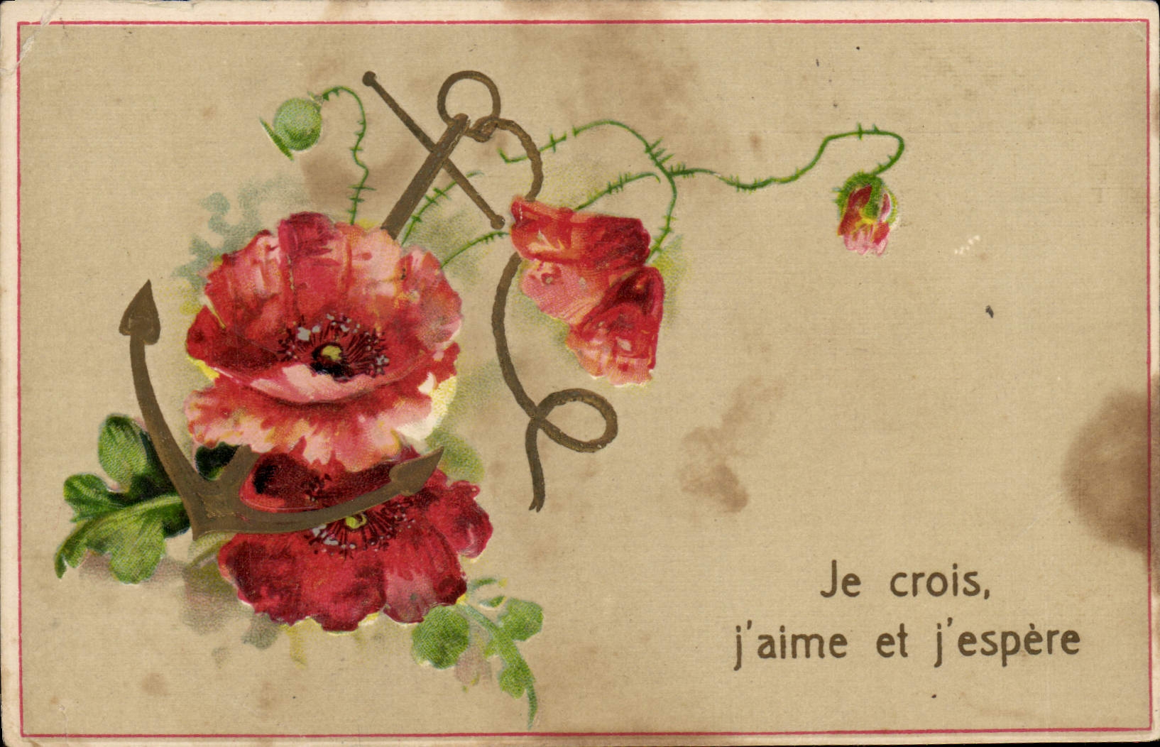 CPA Fantaisie Fleurs 