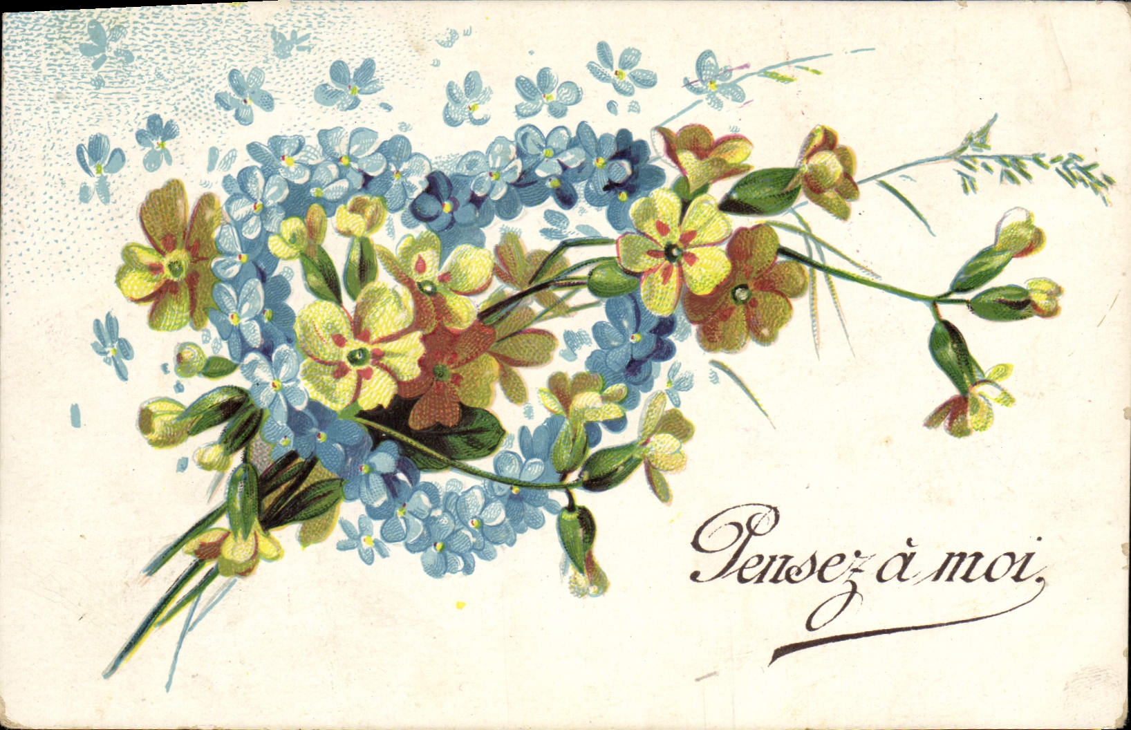 CPA Fantaisie Fleurs 