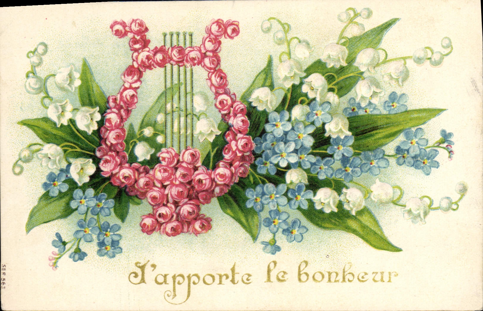 CPA Fantaisie Fleurs Muguet 